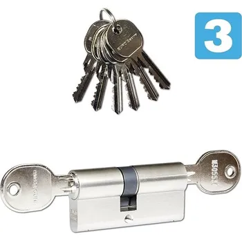 Vložka do dveří Richter Czech ES.30/30.BSZ.NI s prostupovou spojkou BSZ v bezpečnostní třídě RC3