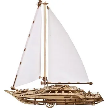 ostatní stavebnice Ugears 3D Dřevěné mechanické puzzle Jachta The Ocean Beauty