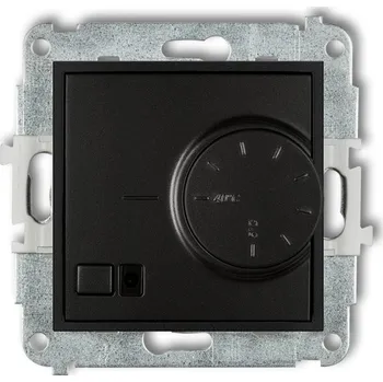 KARLIK Regulátor teploty se vzduchovým senzorem Barva: Matná černá