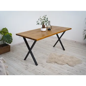 Jídelní stůl Masivní jídelní stůl Dub Deska 150x75 cm Rozměr: 150 x 75 cm