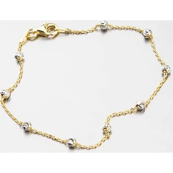 Náramek Dámský náramek stříbro 925 kuličkami CHRS-ST-RN-C0001-YR-003 délka 17 cm