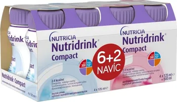 Speciální výživa Nutricia Nutridrink Compact neutral/jahoda 8x 125 ml