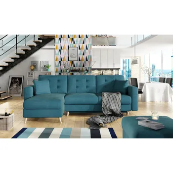 Pohovka Rohová sedací souprava universální - ASGARD L, Mat Velvet 75