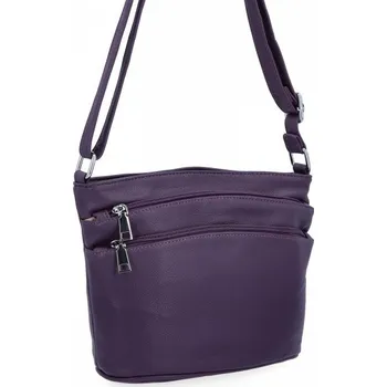 Kabelka Dámská kabelka listonoška Herisson fialová 1202H2023-86