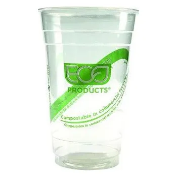 Jednorázové nádobí Kelímek nápojový plastový BIO 590ml/ 50ks