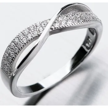 Prsten Dámský prsten stříbro 925 zirkon GST-11260 velikost 52