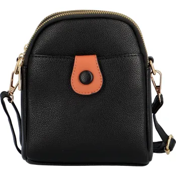 Kabelka Trendy malá dámská koženková kapsička Gigitta, černá