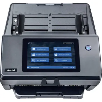 Skener Plustek eScan A450Pro skener dokumentů A4 600 x 600 dpi 60 str./min USB 2.0, USB 2.0, USB Host, RJ45