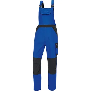 montérky PARKSIDE® Pánské zateplené pracovní kalhoty s laclem (50, modrá/černá)