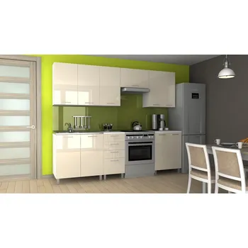 Kuchyňská linka Kuchyňská linka Korry MDR 240/180 jasmín lesk