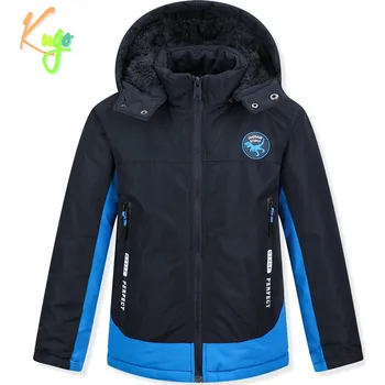 Dětská móda Chlapecká zimní bunda - KUGO BU609, tmavě modrá Barva: Modrá tmavě, Velikost: 104