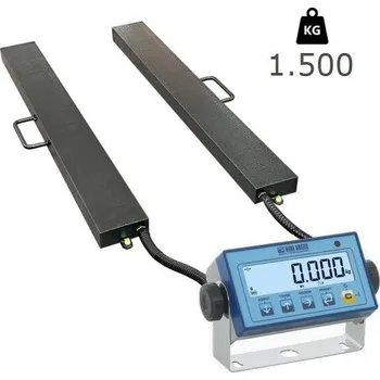 Průmyslová váha Ližinové váhy na palety do 1.5t • NASTAVITELNÉ | 120x800 mm, dílek od 50 g