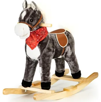 Houpací kůň ECOTOYS XL-106 šedý
