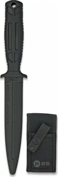 Bojový nůž K25 Nůž cvičný gumový 31994 černý