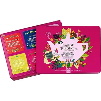 Čaj English Tea Shop Plechová kazeta klasických čajů, 36 sáčků