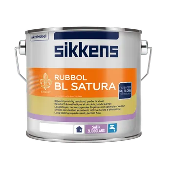 Barva na dřevo Sikkens Rubbol BL Satura - vrchní vodouředitelná barva 1 litr bílá RAL 9016