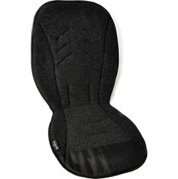 Vlněná podložka do kočárku Ovečka černá