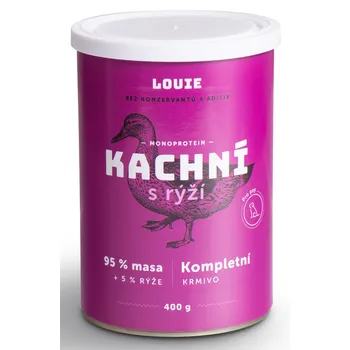 Krmivo pro psa Louie Dog konzerva Duck/Rice