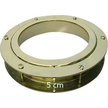 SEA Club Dveřní okno mosazné průměr 30/20 cm