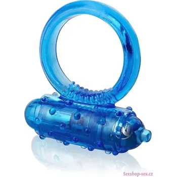 Vibrační erekční kroužek Vibro Ring, modrý