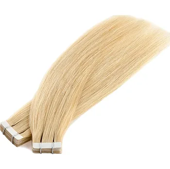 Příčesek Vlasové PU pásky tape in na prodlužování vlasů 40cm 22 - světlá blond