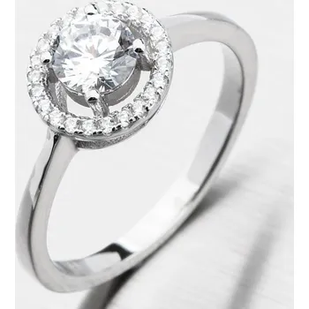 Prsten Dámský prsten stříbro 925 zirkon PKL-1022 velikost 58