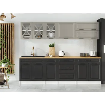 Kuchyňská linka Kuchyňská linka Tyra 260/260 kámen/grafit MAT