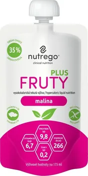 Speciální výživa Nutrego Fruty Plus malina 4x 175 ml