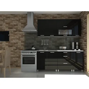 Kuchyňská linka Kuchyňská linka Timothy RLG 180 černý lesk