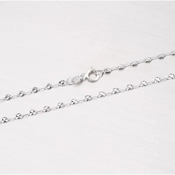 Šperk Dámský řetízek bílé zlato 585 gravírovaný 45-1636 délka 42 cm