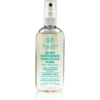 Speciální výživa Domus Olea Toscana Spray Detergente Igienizzante Mani | Dezinfekční bezoplachový sprej na ruce 100 ml