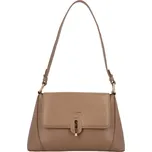 Módní dámská malá koženková crossbody Alison, taupe
