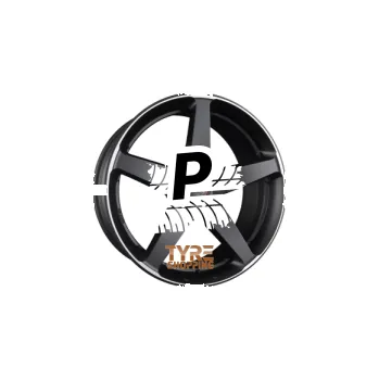 Disk MOMO FIVE Black Matt Polished 8.50 x 20 ET 45.00 5x112