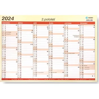 Kalendář BOBO Lístkový kalendář A3 2024