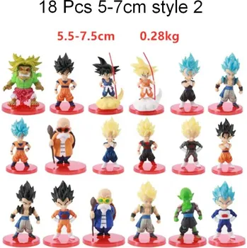 Figurka Čína Sety figurek Dragon Ball, 18 nebo 21 ks Varianta: 18 Pcs 5-7cm style 2