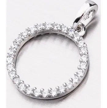 Přívěsek Dámský přívěsek bílé zlato 585 zirkon DZ-1979B-ZIR