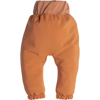 Chlapecké kalhoty Dětské softshellové kalhoty s membránou Monkey Mum® - Podzimní listí 68