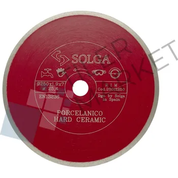 Řezný kotouč SOLGA Diamantový kotouč na tvrdou keramiku 250/25,4 (Ref. 2001Z250)