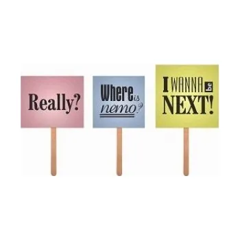 Party dekorace Rekvizity k focení - Originální nápisy 1