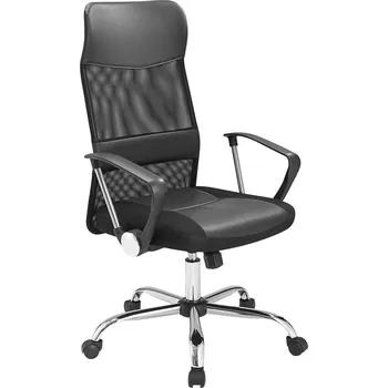 FurniGO Kancelářská židle Austin - černá