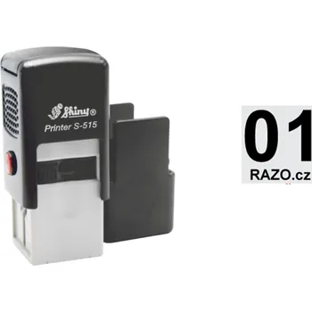 Razítko Razítko Shiny S-515 Printer Line, vlastní text 15 x 15 mm