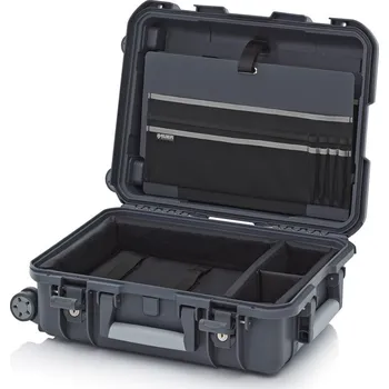 paleta Ochranné kufry Pro Trolley 55 x 40 x 22,3 cm - Antracitová šedá - Antracitová šedá - materiál: PP - CP S 5422 B2-7016