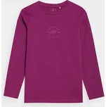 4F 4FJAW23TLONF141 DARK PINK Dětské tričko EU 158