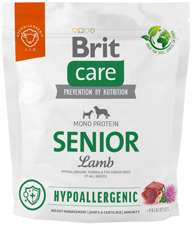 Brit care senior top lamb & rice