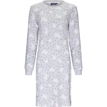 Dámská noční košile Dámská noční košile 11232-416-2 šedá vzor lama - Rebelle 36
