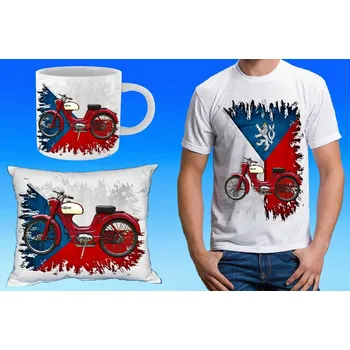 Pánské tričko dárkový set 50/551 Jawetta 164 (dárkový set s motorkou)