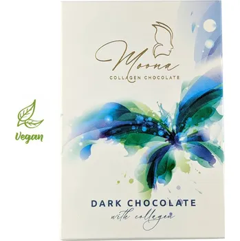 Čokoláda Kolagenová čokoláda MOONA, hořká 66%, 70 g
