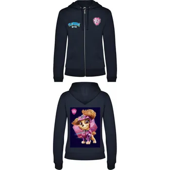 Dívčí mikina Mikina na zip Skye Wallpaper Velikost: 98/104 - 3/4roky