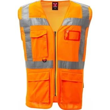 pracovní vesta Pracovní vesta Payper EXTRA MESH Barva: Oranžová Fluo, Velikost: 3XL