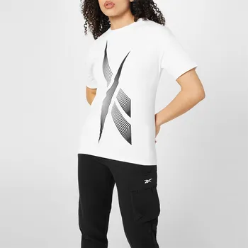 Dámské tričko dámské tričko REEBOK - WHITE - L (Reebok SR Graphic Tee)